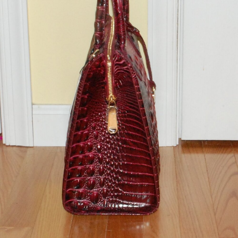 NWT -Brahmin Caroline Rose Ombre Melbourne Satchel - Picture 5 of 6